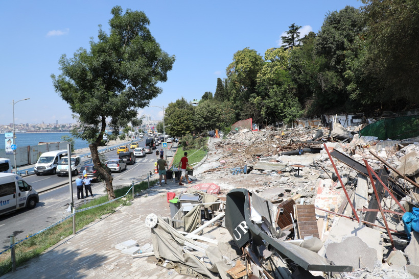 Atatürk Parkı'nda Yıkım